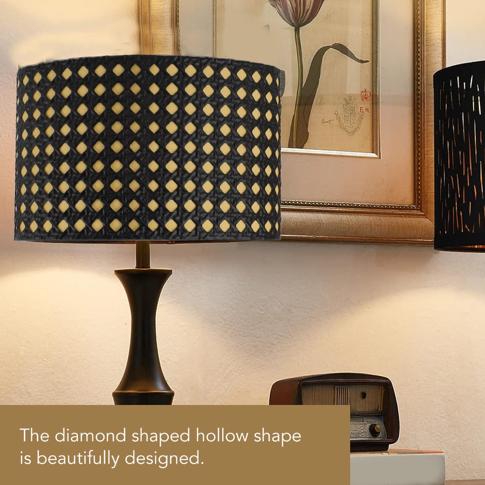 Geometric Lamp Shade - Paralume Moderno in Ferro con Motivo