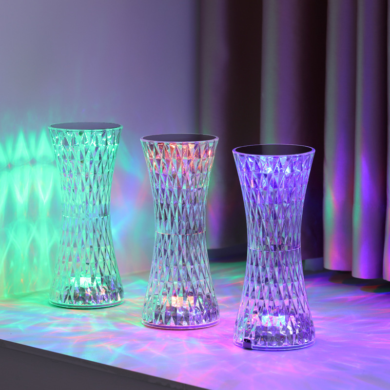 Lighting Decor Room - Lampade da Comodino in Cristallo, Luci