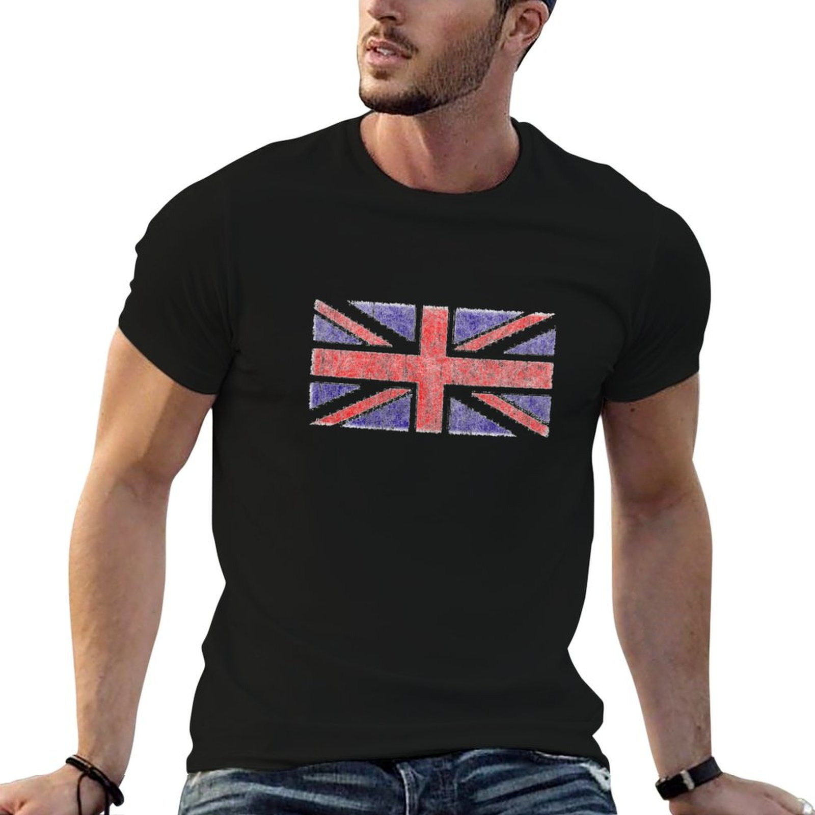 Union Lighting & Decor Affiliate Program Collabs - T-shirt vintage con bandiera Union Jack