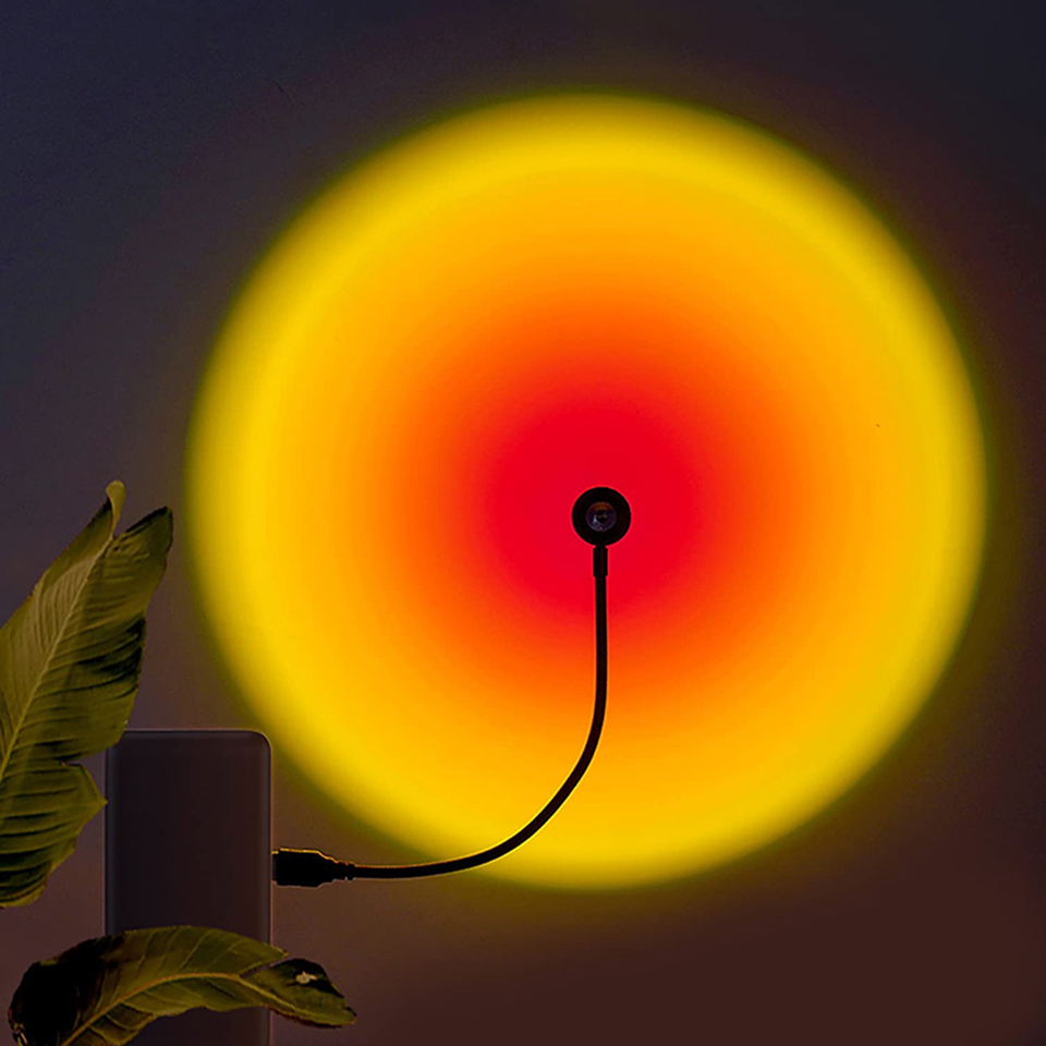 Sunset Lamp Projection - 1x USB Lampada da tramonto LED