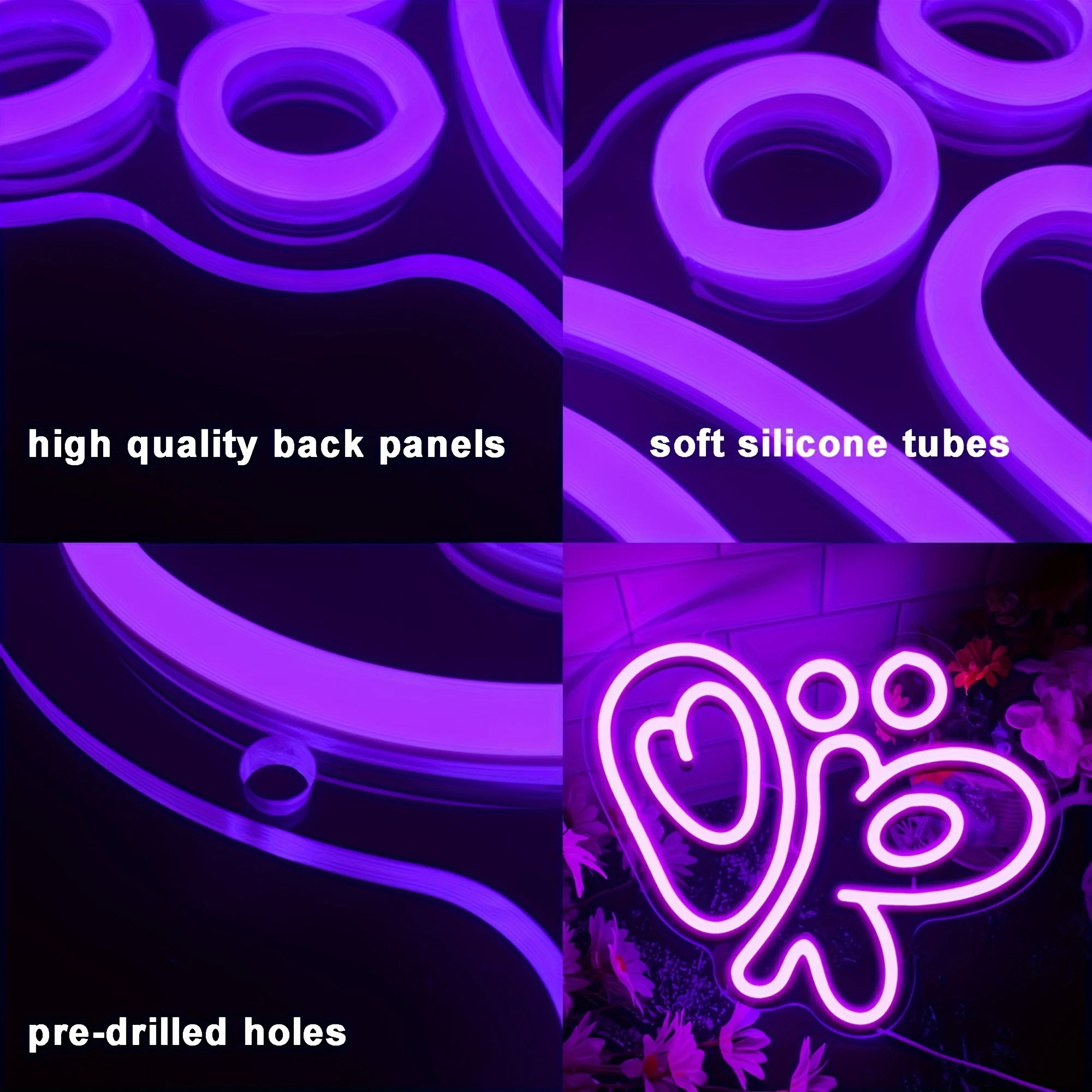 Ok Lighting Decor - Insegne al neon OK alimentate tramite