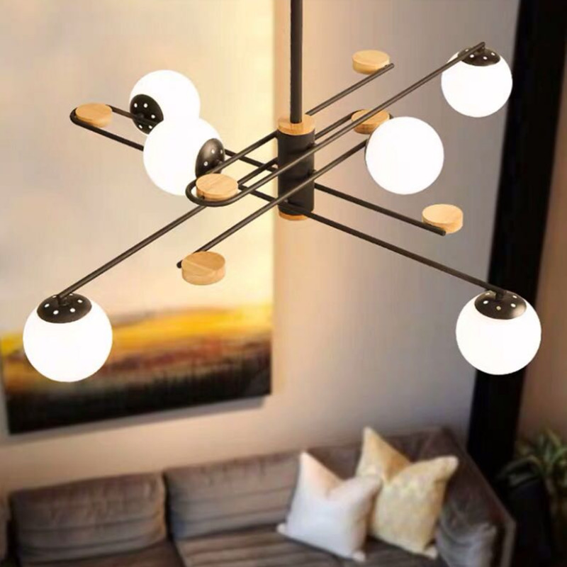Geometric Lamp Shade - Lampadario moderno geometrico fagiolo magico paralume