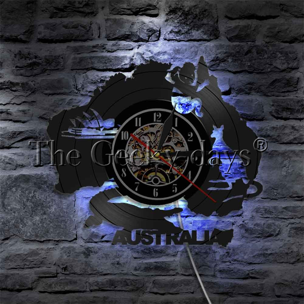 Decor Lighting Australia - Lampada da Parete Moderna Australiana, Orologio