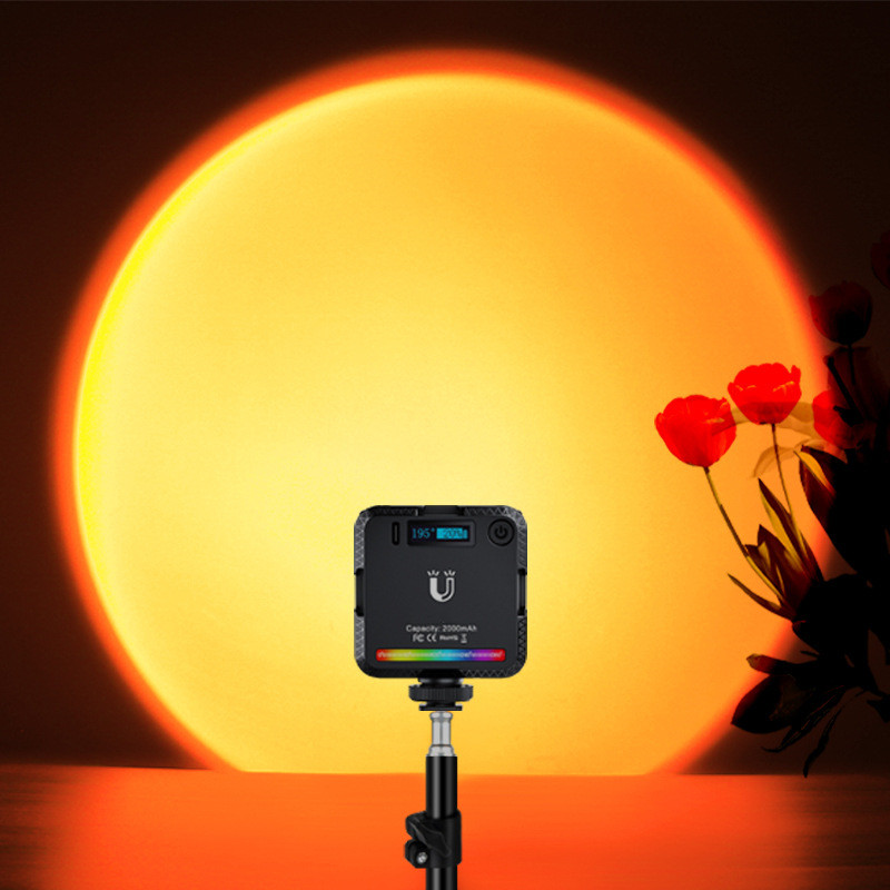 Sunset Lamp Projection - Lampada RGB Effetto Tramonto, Luce LED
