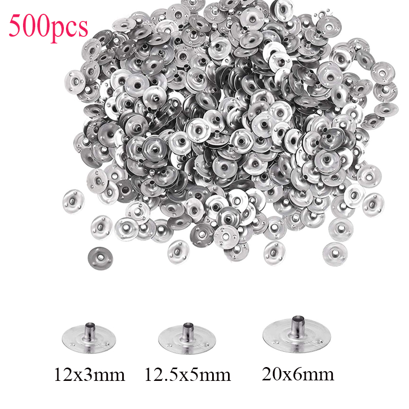 Candle Holder Set - 500 Pezzi Candela Stoppino In Metallo