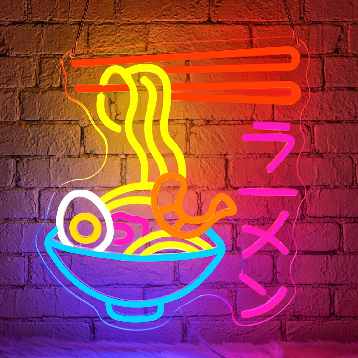 Lighting Decor Room - Insegna al Neon LED per Ramen,