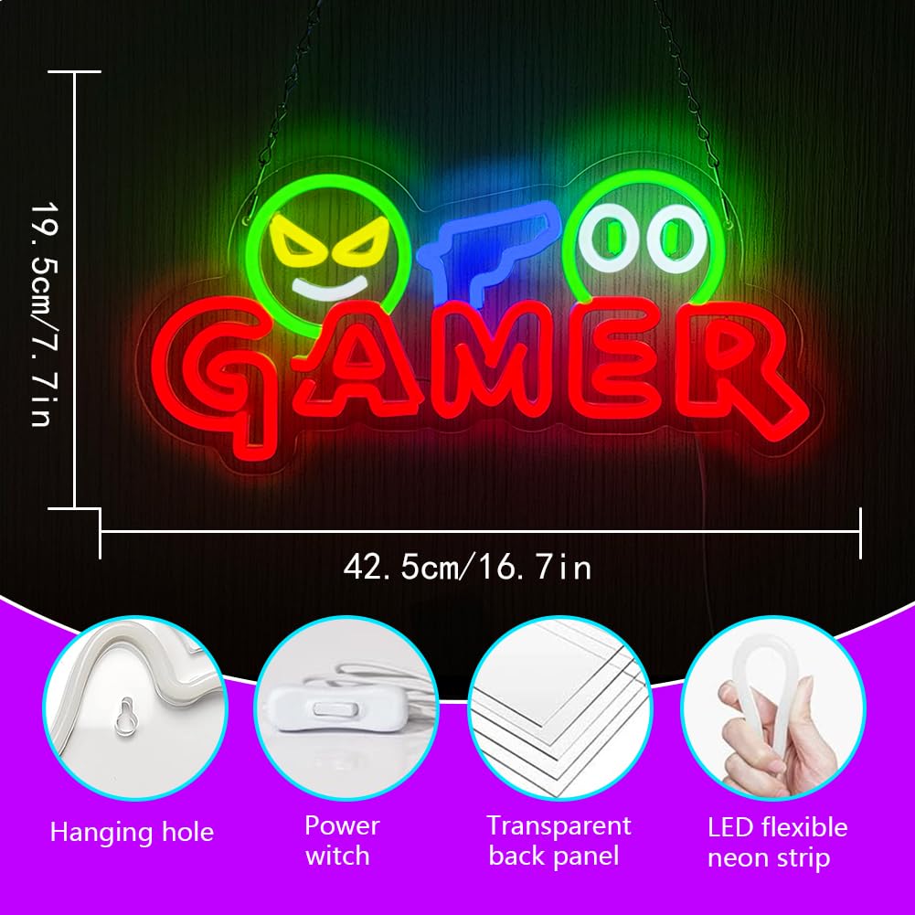 Insegna al Neon LED per Gamer, - Wedding Lighting And Decor recensione e prezzo