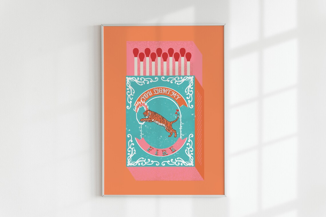 You Light My Fire Orange Match - Lighting Decor For Living Room recensione e prezzo