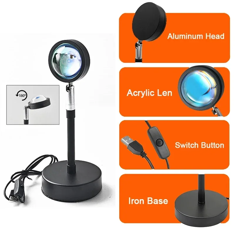 Luce d'atmosfera al tramonto L - Sunset Lamp Projection recensione e prezzo