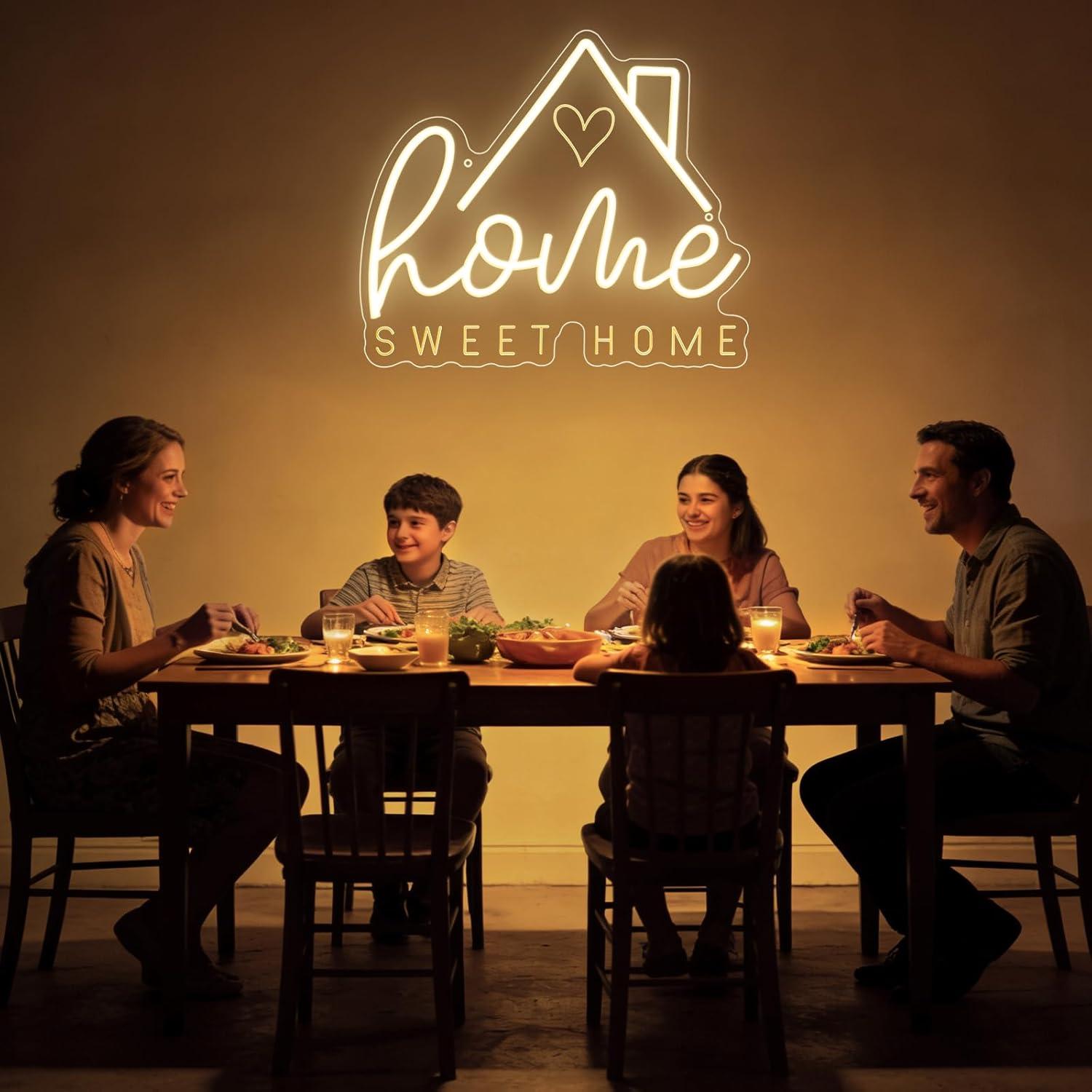 Insegna al Neon 'Sweet Home' c - Lighting Decor For Living Room recensione e prezzo