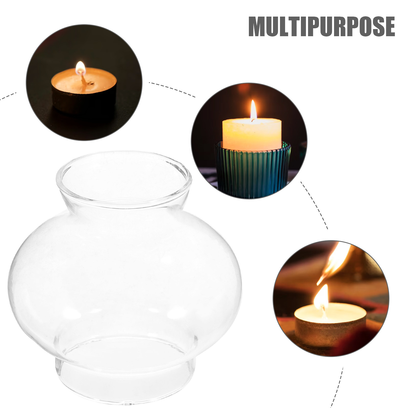Paralume in Vetro Trasparente  - Wedding Lighting And Decor recensione e prezzo