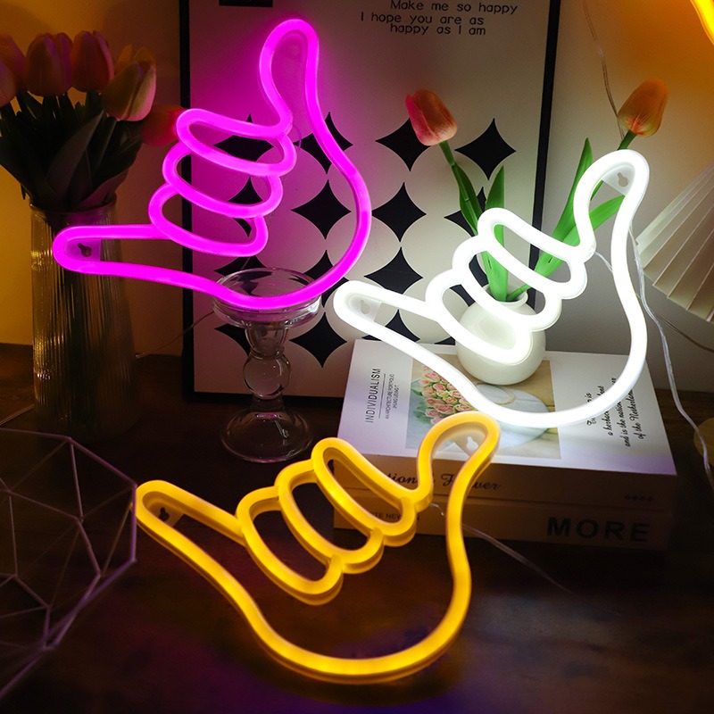 Insegna al neon a LED Mano del - Ok Lighting Decor recensione e prezzo