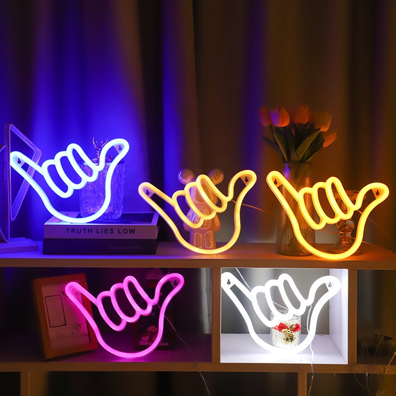 Insegna al neon a LED Mano del - Ok Lighting Decor recensione e prezzo