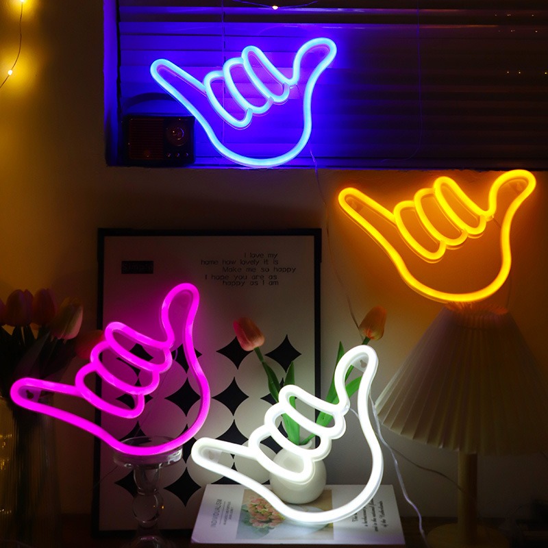 Insegna al neon a LED Mano del - Ok Lighting Decor recensione e prezzo
