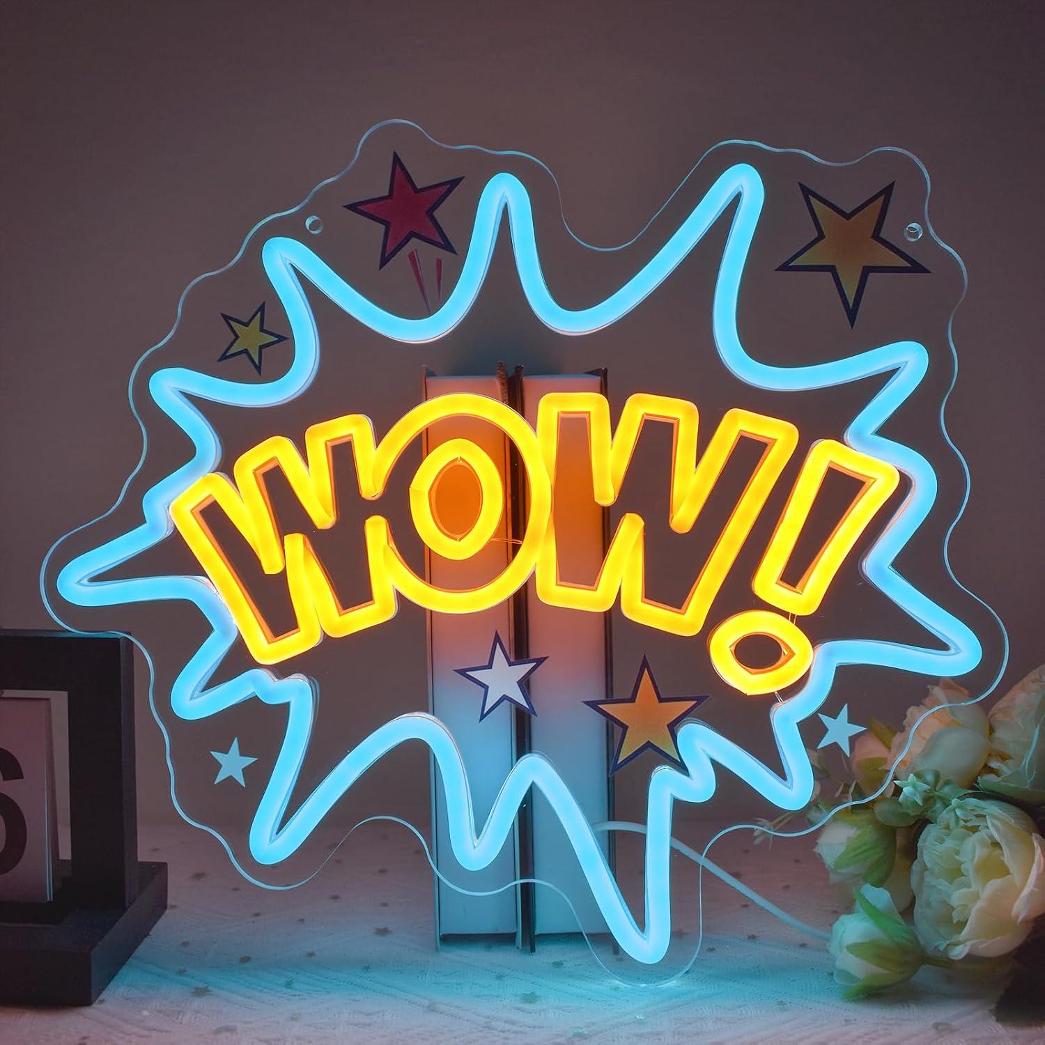 Insegna Neon WOW, Luci LED Neo - Lighting Decor Wow recensione e prezzo