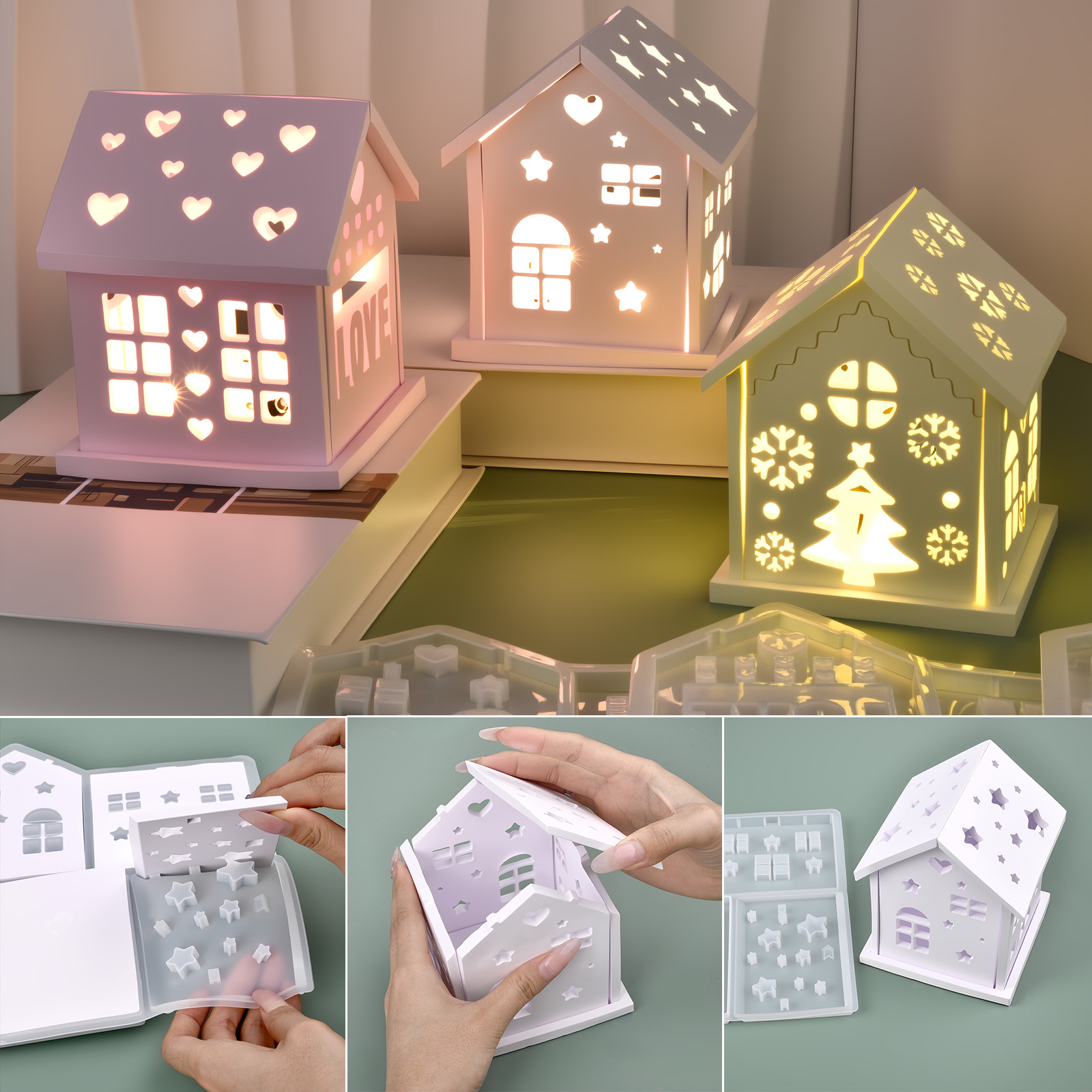 Stampo in silicone per casa 3D - Candle Holder Set recensione e prezzo