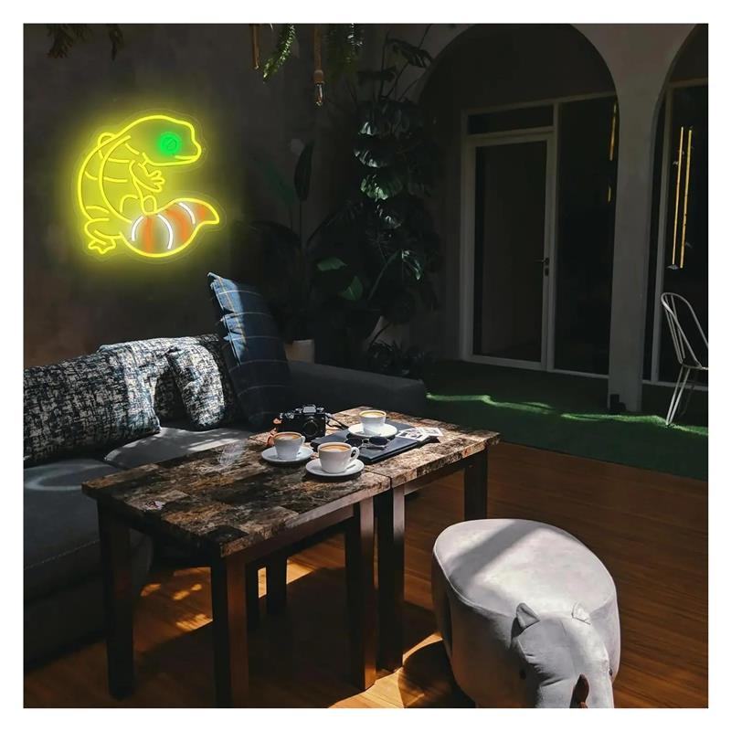 Insegna al neon a forma di gec - Gecko Lighting & Decor recensione e prezzo