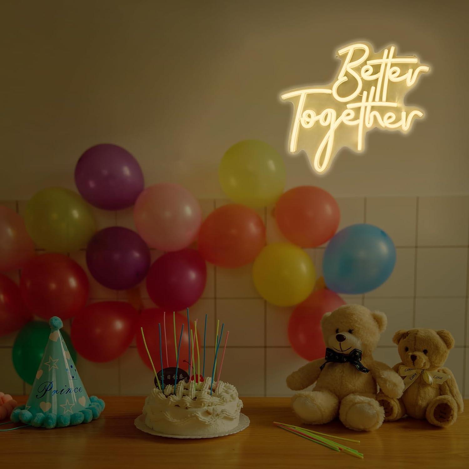 Insegna al Neon 'Better Togeth - Wedding Lighting And Decor recensione e prezzo