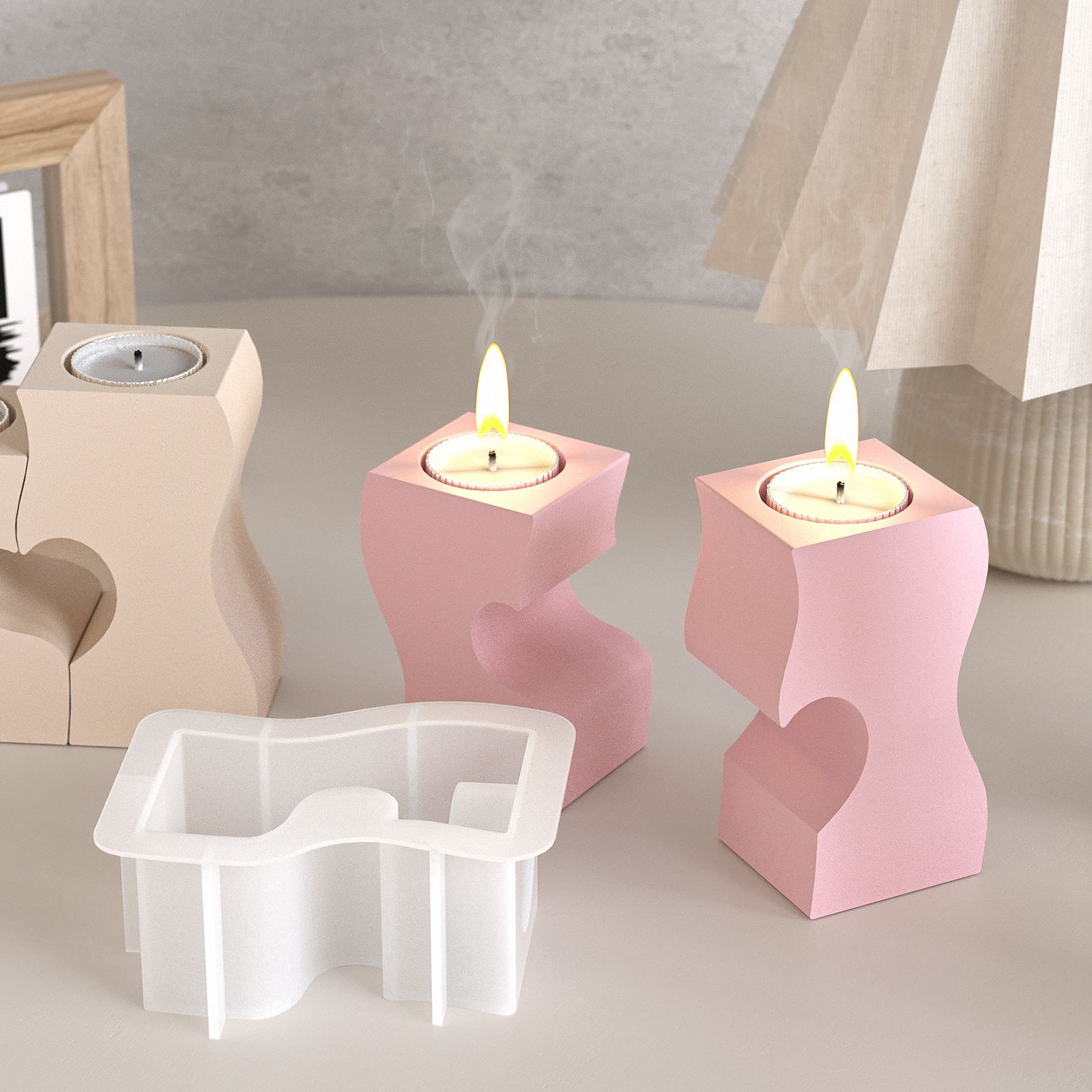 S Cuore Candeliere Stampi in S - Candle Holder Set recensione e prezzo