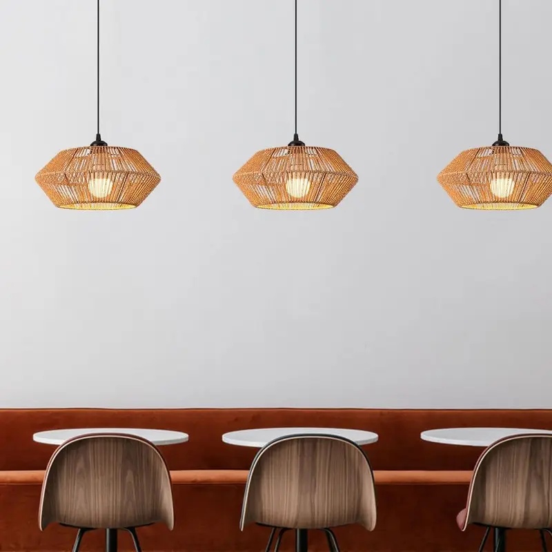 Lampada a Sospensione in Ratta - Geometric Lamp Shade recensione e prezzo