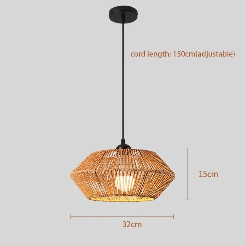 Lampada a Sospensione in Ratta - Geometric Lamp Shade recensione e prezzo