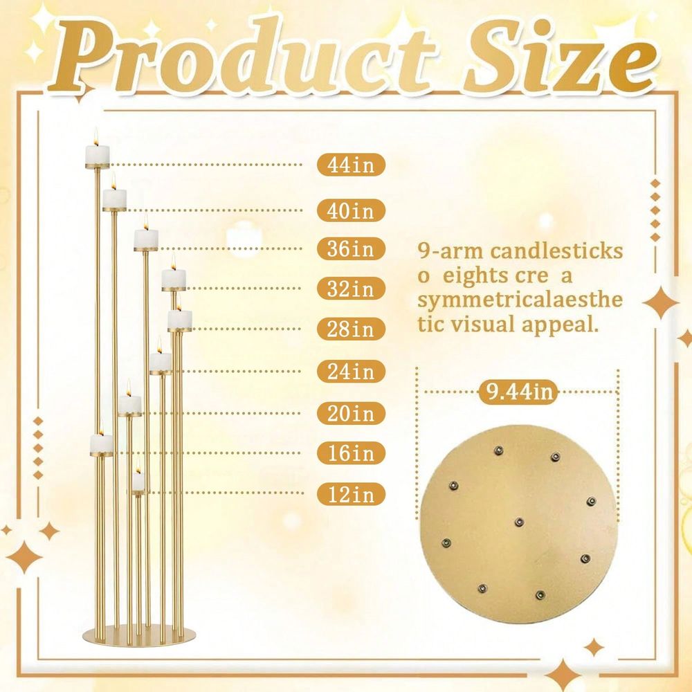 2 Pezzi Candelabro a 9 Bracci, - Candle Holder Set recensione e prezzo