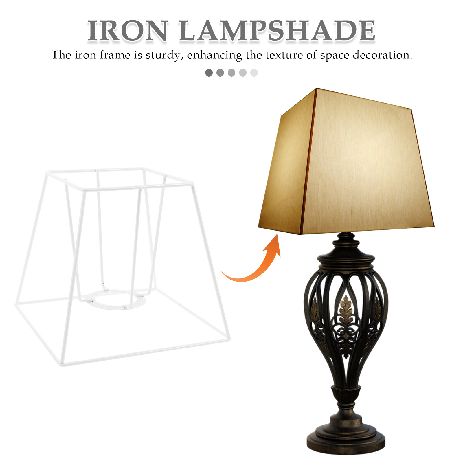 Paralume in Filo di Ferro a Fo - Geometric Lamp Shade recensione e prezzo