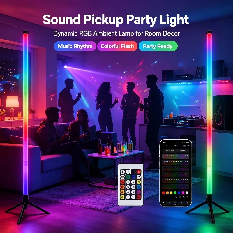 2 Pezzi Lampada da Terra RGB 1 - Lighting Decor Room recensione e prezzo