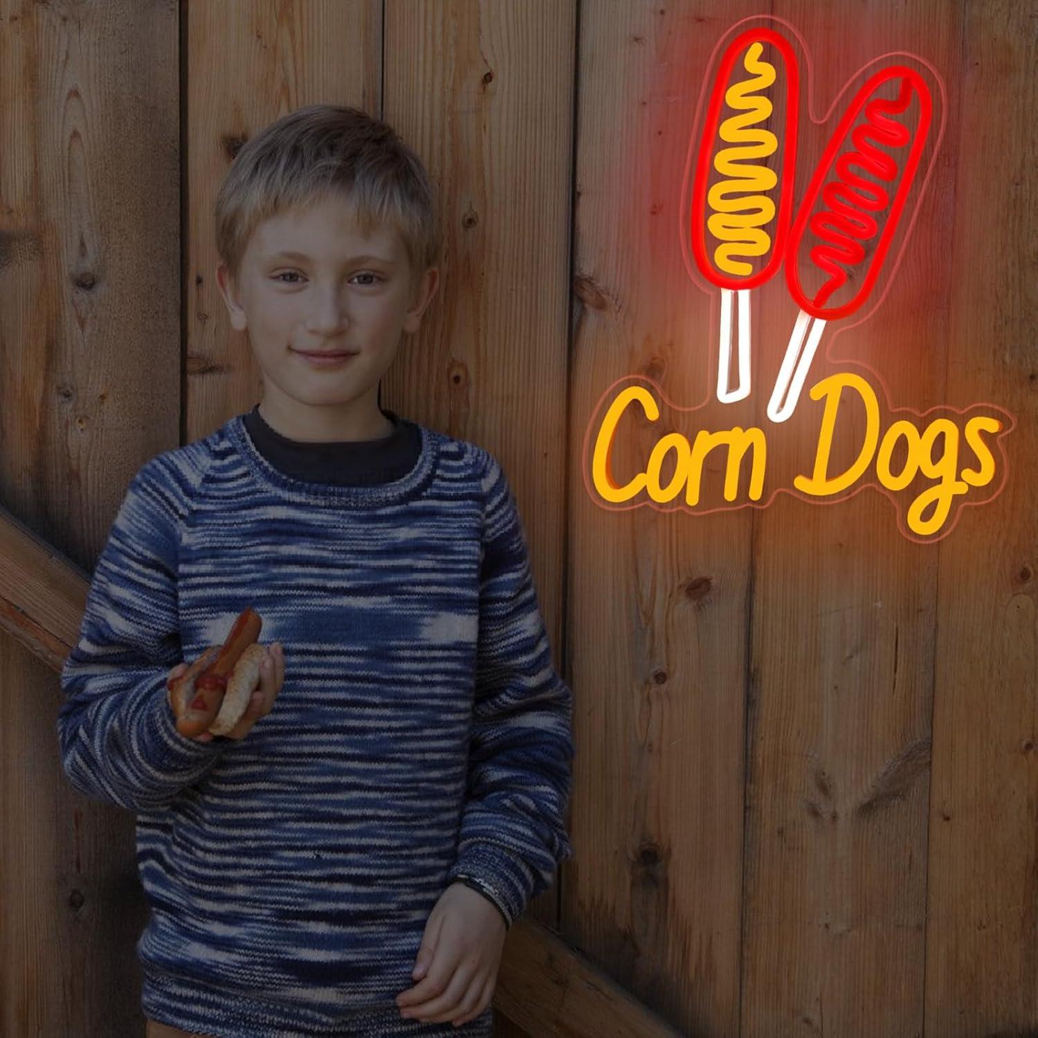 Insegna al Neon Corn Dog, Luci - Wedding Lighting And Decor recensione e prezzo