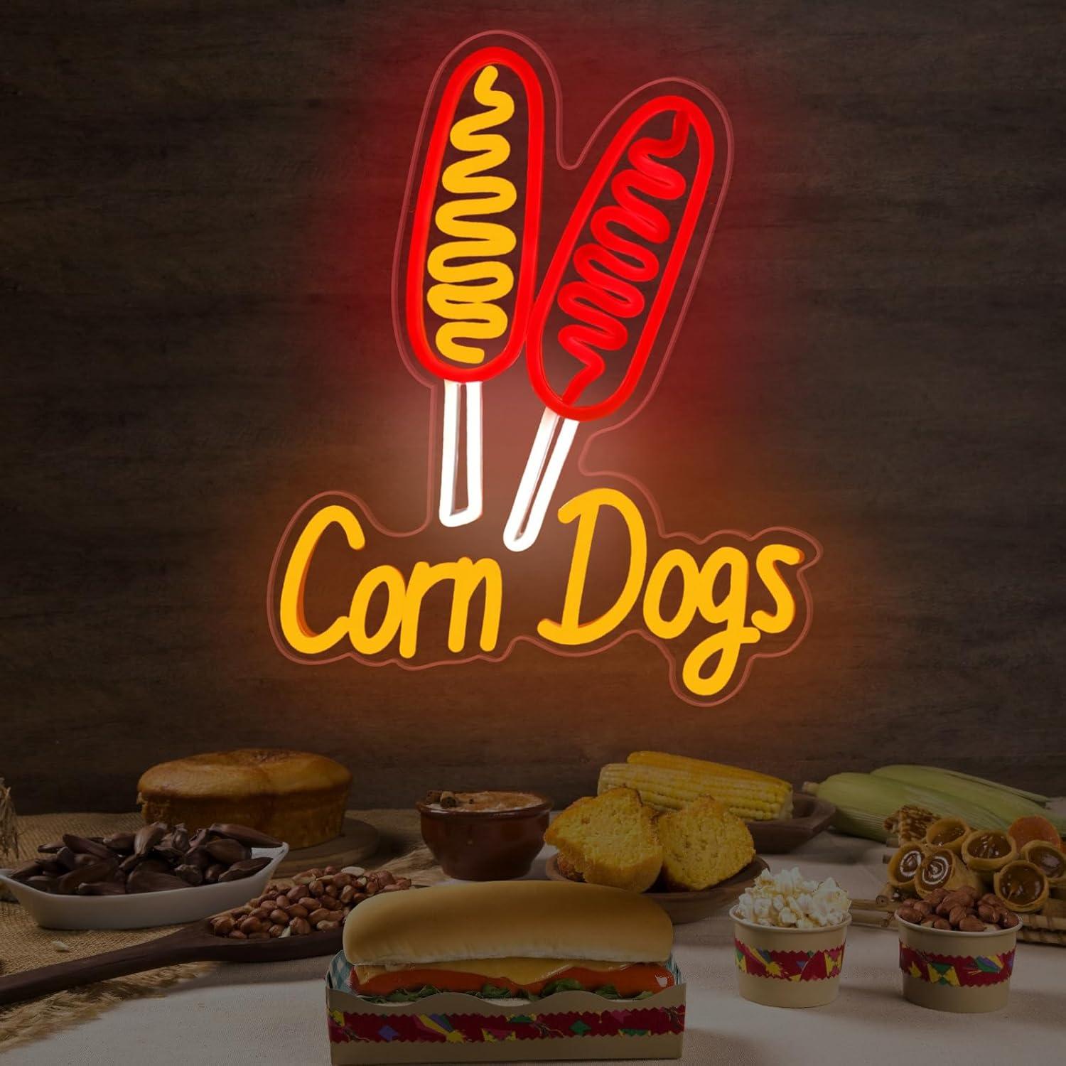 Insegna al Neon Corn Dog, Luci - Wedding Lighting And Decor recensione e prezzo